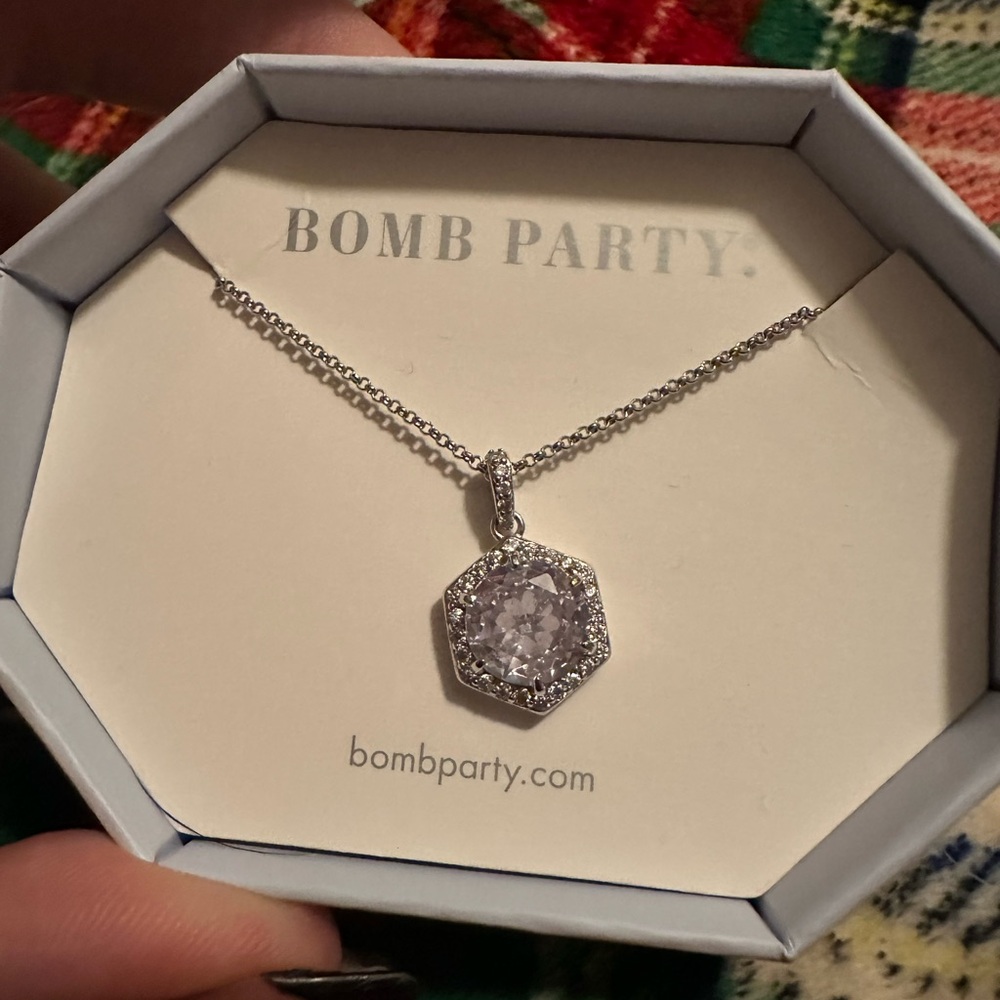 BP Diamond Cubic Zirconia Necklace